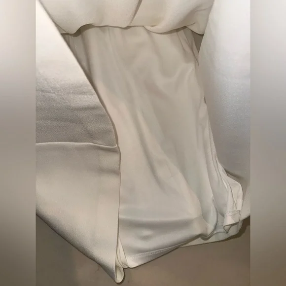 Vince Camuto Ivory Halter Bow Midi Dress - Picture 7 of 9